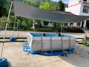 獵鋼狼大型成人支架游泳池超大號家用學(xué)生充氣游泳池戶(hù)外移動(dòng)兒童戲水池 2.2*1.5 曬單實(shí)拍圖