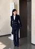 伯德小姐大學(xué)生西裝套裝女秋面試職業(yè)正裝高級感職場(chǎng)通勤西服外套 曬單實(shí)拍圖