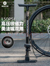 洛克兄弟公路山地自行車(chē)打氣筒高壓電動(dòng)電瓶車(chē)家用帶氣壓表充氣泵 黑色 曬單實(shí)拍圖