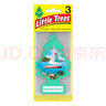 小小樹(shù)車(chē)載香薰Little Trees汽車(chē)香片掛件男士高級感車(chē)載香薰女車(chē)內香氛 海灣微風(fēng)（3片裝） 曬單實(shí)拍圖