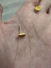 潮宏基 好事發(fā)生黃金耳釘女5D硬金足金耳飾大吉大利生肖馬年本命年 計價(jià) 一對款（贈硅膠耳堵） 1.3g 曬單實(shí)拍圖