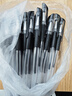 舒星100支中性筆0.5mm黑色簽字筆圓珠子彈頭軟護手拔帽刷題筆商務(wù)學(xué)生用辦公用品文具量販便宜批發(fā) 曬單實(shí)拍圖