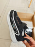 特步（XTEP）兒童童鞋中性潮流配色魔術(shù)貼基礎柔軟跑鞋 黑/特步白 38碼 曬單實(shí)拍圖