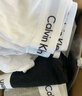 Calvin Klein內衣男士本命年新年紅三條裝ck低腰棉質(zhì)防夾臀內褲男 U2664998-太空黑/月光白/椰青灰 3條 L 曬單實(shí)拍圖