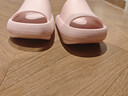 優(yōu)調負跟拖鞋女厚底居家防滑室內拉筋前高后低拖鞋男夏 粉色37-38 曬單實(shí)拍圖