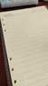 申士（SHEN SHI）A5活頁(yè)本6孔內芯筆記本子米黃色紙張書(shū)寫(xiě)順暢記事本替換內芯橫線(xiàn)款80張/本 10本裝 曬單實(shí)拍圖