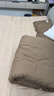 京東京造100%純棉四件套 床上用品抑菌全棉床單被套200*230cm1.5/1.8米床 咖色 曬單實(shí)拍圖
