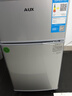 奧克斯小冰箱家用小型迷你冷藏冷凍兩用出租房宿舍用節能省電寢室辦公室電冰箱 【凈化去味】126銀色【高效保鮮 銅管速冷】22L 曬單實(shí)拍圖