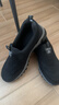 足力健艾爸爸老人鞋秋冬新款男皮面一腳蹬中老年人健步鞋散步鞋休閑鞋運動(dòng)鞋 G1506黑色 41 曬單實(shí)拍圖