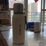 九陽(yáng)（Joyoung）保溫杯316L不銹鋼大容量全鋼水杯學(xué)生女士隨享戶(hù)外杯800ml白色 曬單實(shí)拍圖