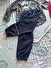 左西童裝男童褲子春兒童反光條衛褲2026新款中大童運動(dòng)褲 藏青色 130 曬單實(shí)拍圖