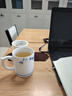 富玉景德鎮茶杯高檔陶瓷家用辦公會(huì )客泡茶杯茶水分離大容量帶蓋老板杯 節節高升茶漏杯 曬單實(shí)拍圖