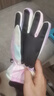 GOLOVEJOY高樂(lè )捷兒童滑雪手套冬季防水防寒戶(hù)外男女保暖加絨五指防滑夢(mèng)幻M 曬單實(shí)拍圖