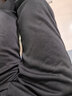 羅蒙（ROMON）加絨休閑褲子男秋冬季保暖商務(wù)潮流厚西褲彈力百搭通勤 黑33 曬單實(shí)拍圖