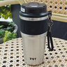 象普（SHINPUR）男士車(chē)載吸管杯316L不銹鋼便攜咖啡杯女士三飲保溫杯隨行泡茶水杯 槍灰色600ml【雙飲/316L不銹鋼】 曬單實(shí)拍圖