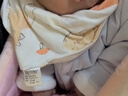 愛(ài)貝迪拉（AIBEDILA）嬰兒口水巾三角巾圍嘴新生兒圍兜純棉防水吐奶秋冬圍巾圍脖0一6月 【5條裝】動(dòng)物世界 - 印花防水款 100%純棉三角巾 曬單實(shí)拍圖