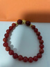 彩荷6A品質(zhì)原礦南紅瑪瑙手串手鏈散珠圓珠南紅手鏈飾品配珠隔珠火焰紅 8mm單顆 曬單實(shí)拍圖