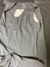 霞湖世家【真德絨·回歸】雙面磨絨情侶7A抗菌貼片打底背心 L 男款-暖白色 曬單實(shí)拍圖