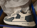 回力男鞋冬季運動(dòng)鞋男百搭休閑鞋子男款軟底跑步鞋 米灰灰藍 41 曬單實(shí)拍圖