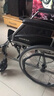 魚(yú)躍 (yuwell)手動(dòng)輪椅車(chē)H062折疊老人輕便免充氣鋁合金旅行手推代步 曬單實(shí)拍圖