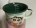 蠟筆小新系列陶瓷杯牛奶刻度杯彩盒裝水杯高顏值禮物咖啡杯馬克杯 蠟筆小新牛奶刻度杯彩盒裝-綠色 曬單實(shí)拍圖