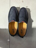 【真皮牛皮+手工上線(xiàn)】GENAI男士休閑皮鞋男牛筋底懶人一腳蹬男鞋豆豆鞋平底輕便加絨保暖透氣開(kāi)車(chē)鞋子 黑色 42碼 (260mm) 曬單實(shí)拍圖