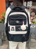anyshine初中生書(shū)包女高顏值大容量背包新款學(xué)院風(fēng)初高中生減負輕便雙肩包 曬單實(shí)拍圖