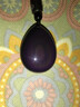 安洵天然黑曜石水滴吊墜正品彩虹眼黑曜石掛墜男女項鏈缺水補水鑰匙扣 彩眼黑曜石水滴（黑繩） 曬單實(shí)拍圖