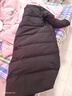 阿迪達斯（adidas）冬季男女同款連帽長(cháng)款鴨絨運動(dòng)休閑羽絨服 黑色 S 曬單實(shí)拍圖