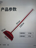 安達通 硬毛掃把塑料掃帚工廠(chǎng)環(huán)衛物業(yè)學(xué)校戶(hù)外干濕兩用掃把套裝 蓮花開(kāi)絲頭+實(shí)木桿（5把裝） 曬單實(shí)拍圖