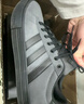 adidas DAILY 4.0復古百搭休閑帆布鞋男女阿迪達斯官方輕運動(dòng) 黑色/碳黑   41 曬單實(shí)拍圖