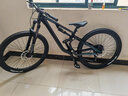 佳沃（JAVA）薩比亞 佳沃SABBIA軟尾山地車(chē)12速碟剎鋁合金林道油碟自行車(chē)速降 黑藍色-升級四活塞剎車(chē) S碼(150cm-168cm) 曬單實(shí)拍圖