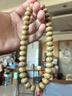 龍隱【心寬】手持星月菩提子手串念珠佛珠子36顆手鏈文玩送男女友禮物 【素珠】約9*14mm 曬單實(shí)拍圖