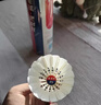 翎美F9羽毛球耐打鵝毛球室內外防風(fēng)訓練凌美f9耐打便宜羽毛球 翎美F9-77速 1筒 （12只裝） 曬單實(shí)拍圖