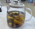 美的（Midea）花漾0膠水全玻璃養生壺 多功能煮茶壺 母嬰燒水壺 恒溫電熱水壺 全自動(dòng)一體煮茶器1.2L YS12B302J 曬單實(shí)拍圖