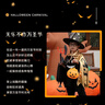 軒島萬(wàn)圣節兒童服裝扮成人cos玩具男孩禮物女巫魔法棒披風(fēng)斗篷衣面具 魔法師披風(fēng)裝扮5件套裝 南瓜燈籠衣服飾帽子討糖果袋面具cosplay 曬單實(shí)拍圖