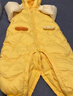 巴拉巴拉童裝嬰兒連體羽絨服連體衣寶寶衣服2025冬裝哈衣爬服萌趣男童女童 黃色小雞-白鴨絨 100 cm-充絨量107g 曬單實(shí)拍圖
