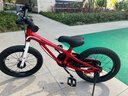 優(yōu)貝（RoyalBaby）兒童自行車(chē)男女鎂合金單車(chē) 月亮系列4-7歲 宇航員16寸 紅色 曬單實(shí)拍圖