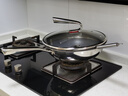 蘇泊爾（SUPOR）純鈦炒鍋無(wú)涂層不粘鍋30cm不銹鋼炒鍋家用電磁爐明火炒菜鍋CC30T1 曬單實(shí)拍圖