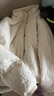 UR2025冬季新款女裝休閑立領(lǐng)絎縫按扣抽繩棉服UYY150072 米白 S 曬單實(shí)拍圖