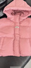 2025秋冬裝新款兒童羽絨棉服童裝棉襖加厚保暖中小童保暖棉衣外套 西瓜紅 150 曬單實(shí)拍圖