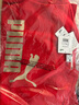 彪馬 新款兒童金銀標大LOGO加絨套裝 紅黑色調00369 165  曬單實(shí)拍圖