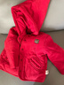 嫚熙（EMXEE）新品童裝兒童棉服加厚保暖外套男女寶2025新款百搭校服神器棉襖冬 暗紫苑紅-建議溫度5°C-15°C 100 cm【2-3歲】 曬單實(shí)拍圖