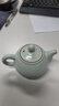 雅瓷汝窯茶壺單壺 陶瓷家用泡茶沏茶壺 功夫茶具水平壺冰裂釉禮盒裝 汝窯水平壺 165ml 曬單實(shí)拍圖
