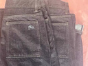 優(yōu)衣庫合作款/男裝直筒牛仔褲/水洗產(chǎn)品丹寧牛仔褲485737 69 藏青色 34 /175/86A 曬單實(shí)拍圖