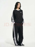 阿迪達斯（adidas）運動(dòng)型格系列 女 DANCE LS TEE2 長(cháng)袖T恤 KG3858 黑色 XL 曬單實(shí)拍圖