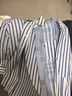 Levi's【商場(chǎng)同款】李維斯新款男士淺色條紋襯衫003MX 藍白 L 曬單實(shí)拍圖