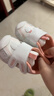 基諾浦（ginoble）嬰兒學(xué)步鞋8-18個(gè)月25年春季男女童萌寵機能鞋GB2387白色/粉色 曬單實(shí)拍圖