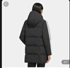 阿迪達斯（adidas）羽絨服女 26春季新款情侶運動(dòng)休閑服鴨絨長(cháng)款防風(fēng)保暖連帽外套 黑色中長(cháng)款/鴨絨/絨子含量80% L 碼 曬單實(shí)拍圖