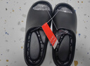 三利抗菌防臭浴室拖鞋男士女洗澡衛生間防滑室內涼拖 黑色 42-43 曬單實(shí)拍圖